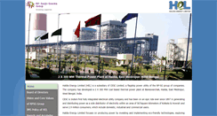 Desktop Screenshot of haldiaenergy.co.in